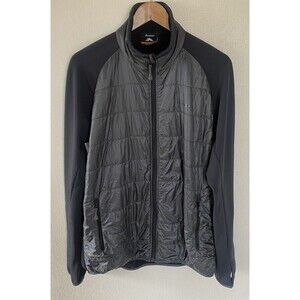 MACPAC Mens Down Jacket Puffer Black Zip Insulated Waterproof Thin Packable 2XL
